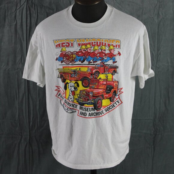 Graphic T-shirt (VTG) - West Vancouver Fire Museum - Men's Extra-Large - Picture 1 of 7